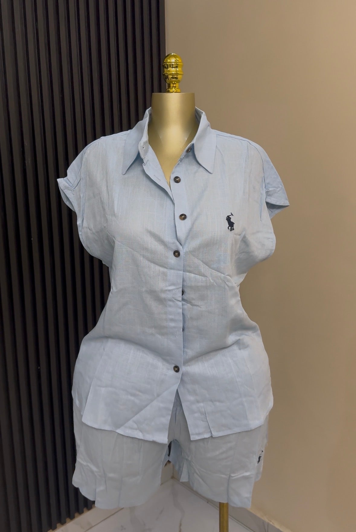Polo set lin
