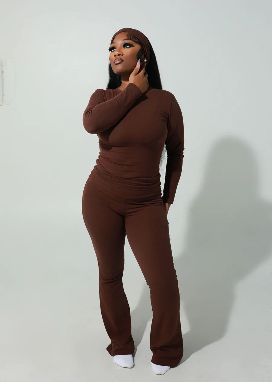 Soft Girl set | ML | Marron