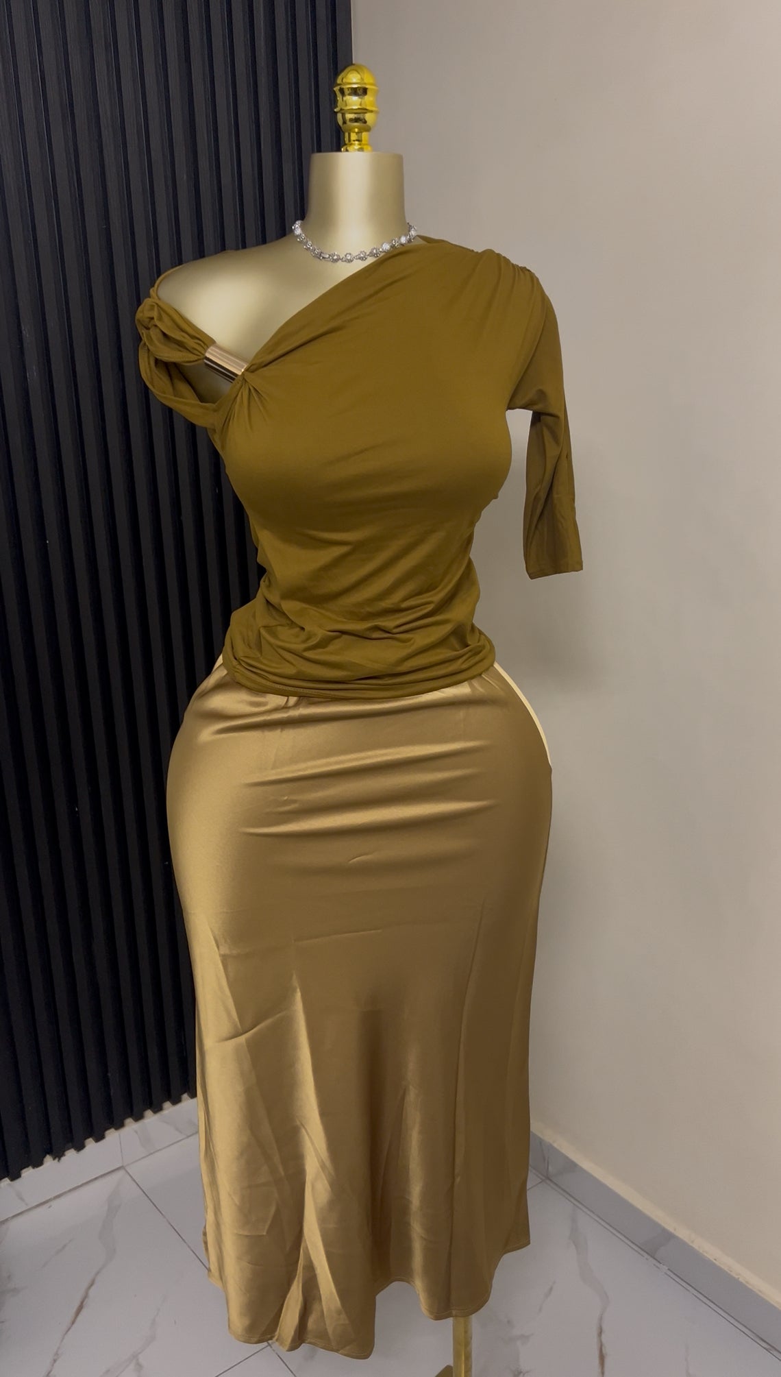 Jupe dorée