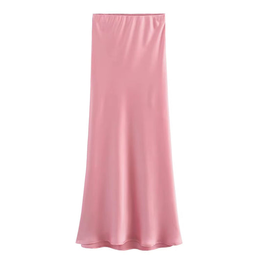 Jupe satin | Pink