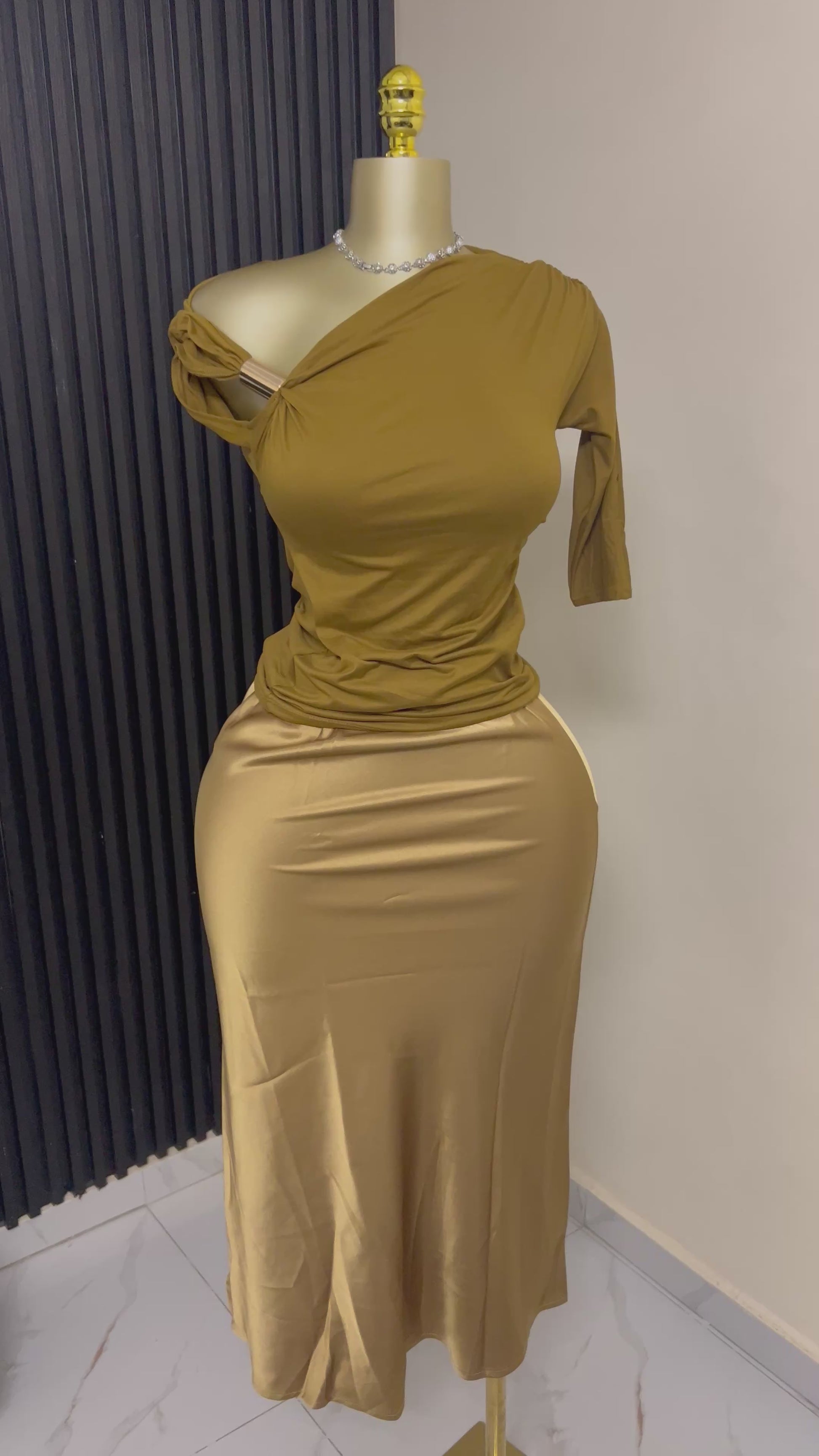 Jupe dorée